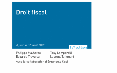 Participation de Me Emanuele Ceci à la mise à jour du Code fiscal Edition 2022
