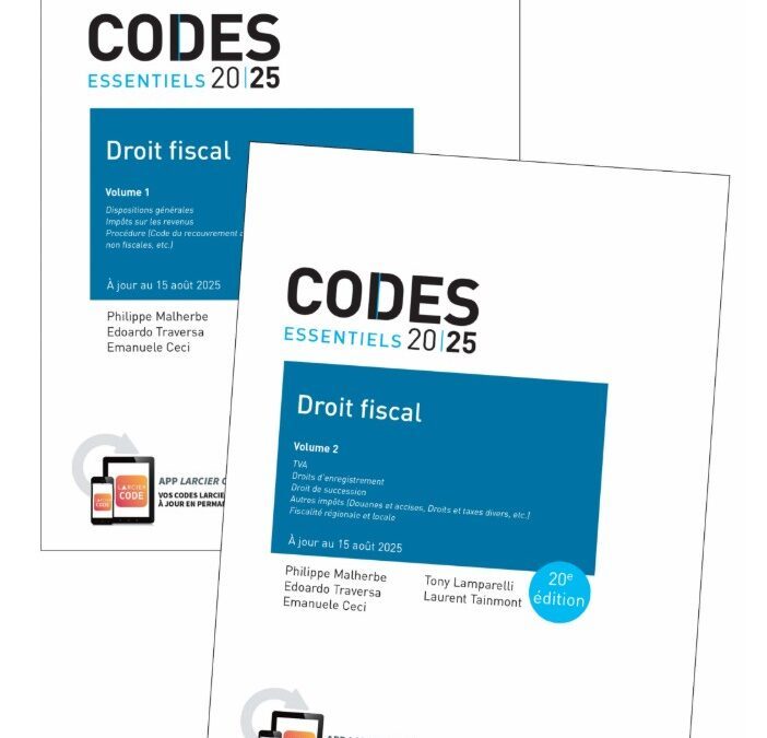 Code essentiel droit fiscal – 20ème édition, avec Emanuele Ceci